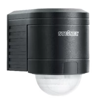Mozgásérzékelő falsarokra 12m/előre 300° PIR 2000W 230V fekete IP54 IS 2300 ECO STEINEL
