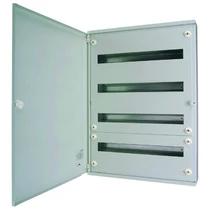 Kiselosztó PE/N-sínnel acél 3x 24M falonkívüli szürke IP30 ajtó BF-O-3/72-G-C EATON