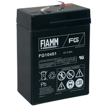 Zárt VLRA akkumulátor ólom(száraz, AGM) 6V 4.5Ah F1 4,8 FG FIAMM