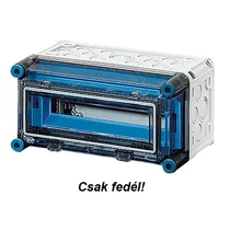 Fedél csapófedeles átlátszó 300mmx 150mmx műanyag Mi 71111 FED Hensel