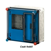Fedél csapófedeles átlátszó 300mmx 300mmx műanyag Mi 72203 FED Hensel