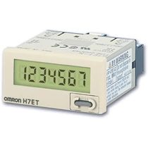 Üzemóraszámláló előlapba kontaktusbemenet digitális kvarc 7digit 999999.9h IP66 H7ET-N OMI OMRON