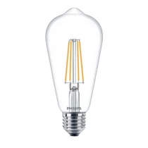 LED lámpa ST64 5.5W- 40W E27 470lm 827 220-240V AC 15000h 2700K Classic LEDbulb Philips