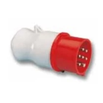 Ipari dugvilla lengő 6P+E 16A 7P 400V(50+60Hz) piros IP44 műanyag csavaros 6h-pozíció Shark PCE