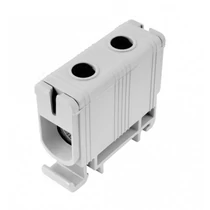 Univerzális sorkapocs szürke 35-150mm2Cu/Alu 1P csavaros 2csatl./>25 mm2 UK 150/1 A Pollmann