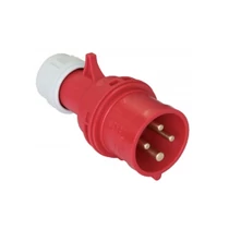 Ipari dugvilla lengő fázisfordító 3P+E fázisfordító 32A 4P 400V(50+60Hz) piros IP44 Shark PCE