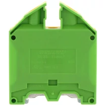 Földelő sorkapocs 1-szintes 2,5-35mm2 zöld/sárga TS35 csavaros SL 35/35 GNYE CONTA-CLIP