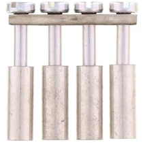 Keresztösszekötő 4-pólusú szigeteletlen 27A 6mm-mod.táv 4mm2 sorkapocshoz (RK2,5-4) Q 4 CONTA-CLIP