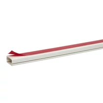 Vezetékcsatorna műanyag 10mm x 20mm 2000mm x fényesfehér kezeletlen halogénmentes Ultra Schneider