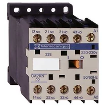 Segédkontaktor (s.kapcsoló) 10A/400V 2-z 2-ny 220-230VAC kalapsín/csavaros TeSys CA2-KN Schneider
