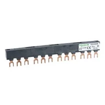 Sínblokk GV2/U/D/K-hoz villás 3F 3P 63A 180mmx szigetelt 45mm-osztás TeSys GV2-G Schneider