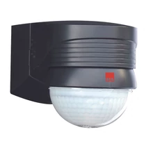 Mozgásérzékelő kültéri falra 16x20m 280° PIR 2000W 230V fekete IP44 LC-Plus 280 B.E.G.