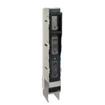 Biztosítós szakaszolókapcsoló sínre függőleges 3-pólus NH1 250A 120kA 800V ISFL250 Schneider