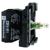Világító blokk LED 230-240V/AC fehér-fényű előlaprögzítésű csavaros Harmony XB5 Schneider