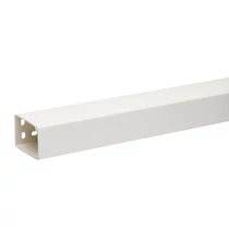 Vezetékcsatorna műanyag 60mm x 40mm 2000mm x fényesfehér kezeletlen halogénmentes Ultra Schneider