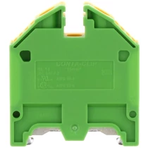 Földelő sorkapocs 1-szintes 2,5-16mm2 zöld/sárga TS35 csavaros SL 16/35 GNYE CONTA-CLIP