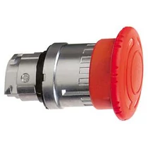 Gomba nyomófej d22 vészleállító 40mm piros/zöld reteszelt fordító nyugtázás Harmony XB4 Schneider