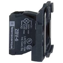 Világító blokk LED 24V/AC 24V/DC zöld-fényű előlaprögzítésű csavaros Harmony XB5 Schneider