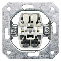 Delta 102 2-pólusú kapcsoló betét süllyesztett rugós IP20 cserélhető LED-jelzőfény 1- 5TA SIEMENS