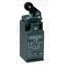 Végálláskapcsoló műanyag 1ny 1z görgős kar 2A/AC15/230V IP65 csúszó érintkező VP TRACON