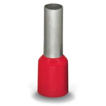 Érvéghüvely DIN-VDE szigetelt normál 1.5mm2 10mm piros TRACON