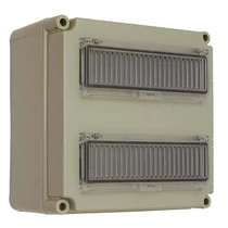 Elosztószekrény 2x12modul kalapsínnel műanyag 300mmx 300mmx 170mm PVT 3030 ÁK 2x12 Csatári Plast