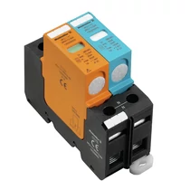 Túlfeszültség-levezető dugaszolható kombi T1+T2 1+1P T2 TT IT TN VPU I 1+1 280V/12,5KA Weidmüller