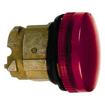 Jelzőlámpa fej LED-hez kerek piros magas 1-lámpa króm fém-előlapgyűrű IP66 Harmony XB4 Schneider
