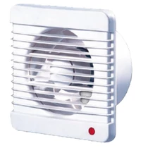 Ventilátor időzítő+golyóscsapágy 98m3/h 100mm csőre szerelés 230V 50Hz fehér műanyag 100MTL SIKU