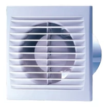 Ventilátor lapos 98m3/h 100mm csőre szerelés 230V 50Hz fehér műanyag 34dB(A) re 1 pW 100S SIKU