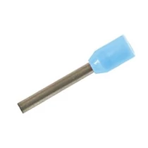 Érvéghüvely DIN-VDE szigetelt normál 0.25mm2 6mm világoskék TRACON