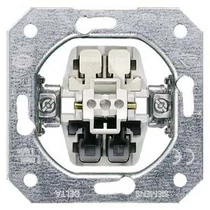 Delta 106 váltókapcsoló betét süllyesztett rugós IP20 cserélhető LED-jelzőfény 1- 5TA SIEMENS