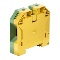 Földelő sorkapocs 1-szintes 10-50mm2 zöld/sárga TS35 csavaros WPE 50N Weidmüller