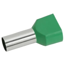Érvéghüvely szigetelt iker 2x 16mm2 29mm zöld H16,0/29 ZH GN Weidmüller