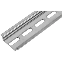 DIN (kalap)sín 35/7,5mm (TS35/7,5) perforált 2m/db acél 1mm anyagvastagság TS 35x7,5 GL CONTA-CLIP