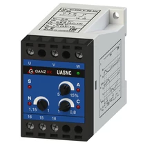 Feszültségvédelmi relé 3F aszimmetria/sorrend/növekedés/csökkenés 1A/230V 740-8070-515 Ganz KK