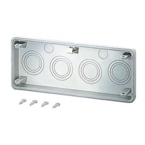 Zárófedél kikönnyített 300mmx 25mmx 100mm műanyag szürke Mi FM 50 Hensel