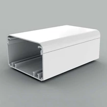 Parapetcsatorna 98mmx 61mm 2000mm kezeletlen műanyag fényesfehér EKE KOPOS
