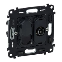 ValenaInMatic adatcsatlakozó dugalj TV + UTP RJ45 8(8) RJ45 8(8) süllyesztett csavaros LEGRAND