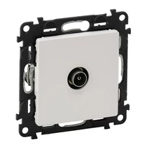 ValenaLife antenna aljzat TV süllyesztett fehér 1-kimenet MM-végzáró 10dB/860MHz LEGRAND