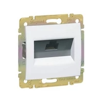 Valena adatcsatlakozó dugalj UTP 1xRJ45 8(8) Cat5e fehér LEGRAND