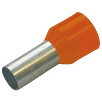 Érvéghüvely szigetelt normál 0.5mm2 8mm narancs Haupa