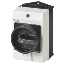 Szakaszoló főkapcsoló 20A 3P 5.5kW/400VAC-3 ráépíthető tokozott fekete T0-2-15679/I1/SVB-SW EATON