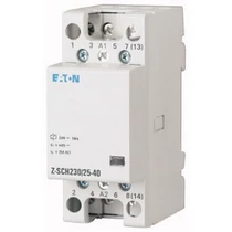 Installációs kontaktor sorolható 25A 440V AC 4-ny 230V AC-műk 2mod Z-SCH230/25-04 EATON