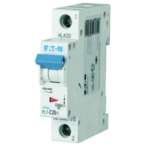 Kismegszakító 1P 20A C-jelleg 230V AC 10kA/60898 PL7-C20/1 EATON