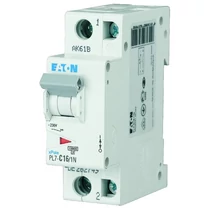 Kismegszakító 1P+N 16A C-jelleg 230V AC 10kA/60898 PL7-C16/1N EATON