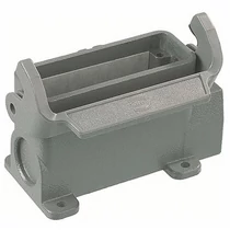 Ipari csatlakozó ház zárt ajlzat négyszögletes alumínium IP65 Han 16A-asg1-LB-16 HARTING