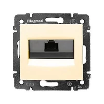 Valena adatcsatlakozó dugalj UTP RJ45 8(8) Cat5e krém csavaros LEGRAND