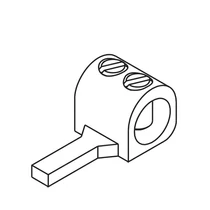Betápkapocs tüskés sorolósínhez 35mm2-vezetőhöz(max.) AS/35-S Pollmann