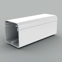 Parapetcsatorna 59mmx 60mm 2000mm kezeletlen műanyag fényesfehér EKE KOPOS